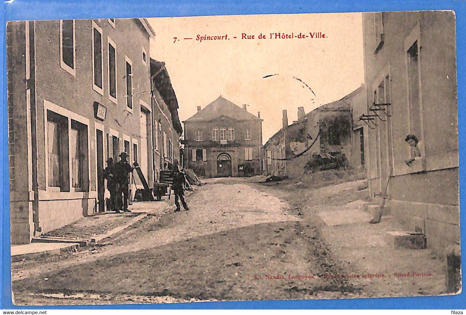 55 - Meuse - Spincourt - Rue De L'Hotel De Ville (N8457) - Spincourt