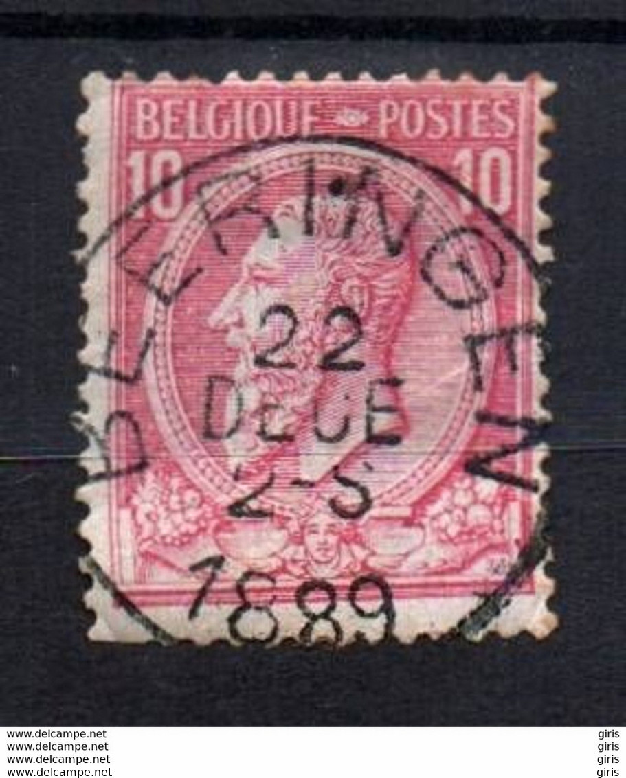 Belgique N° Y&T 46 Oblitération Centrale Beeringen - 1884-1891 Leopold II