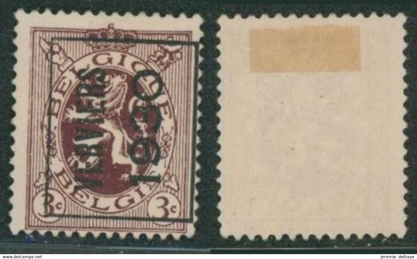 Lion Héraldique - N°278 Typos "Verviers 1930" (n°227) - Typo Precancels 1929-37 (Heraldic Lion)