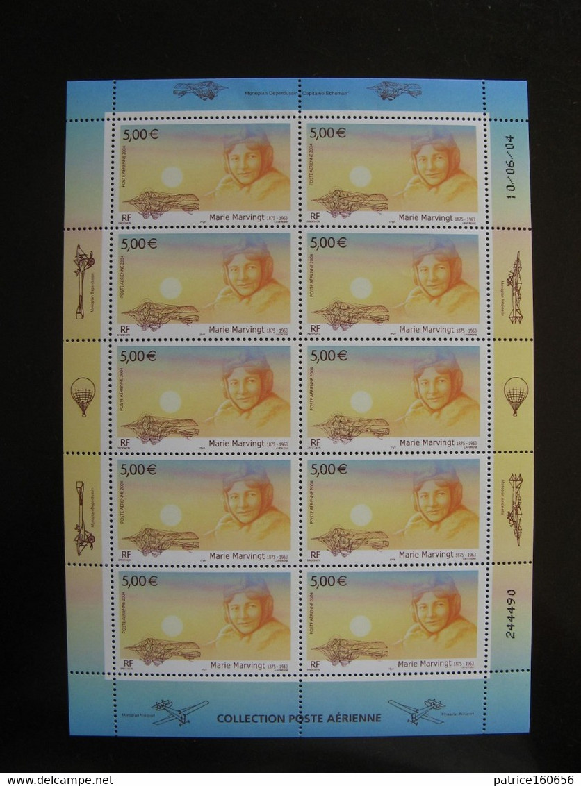 TB Feuillet De 10 Timbres  PA N° F67a, Neuf XX. - 1960-.... Mint/hinged