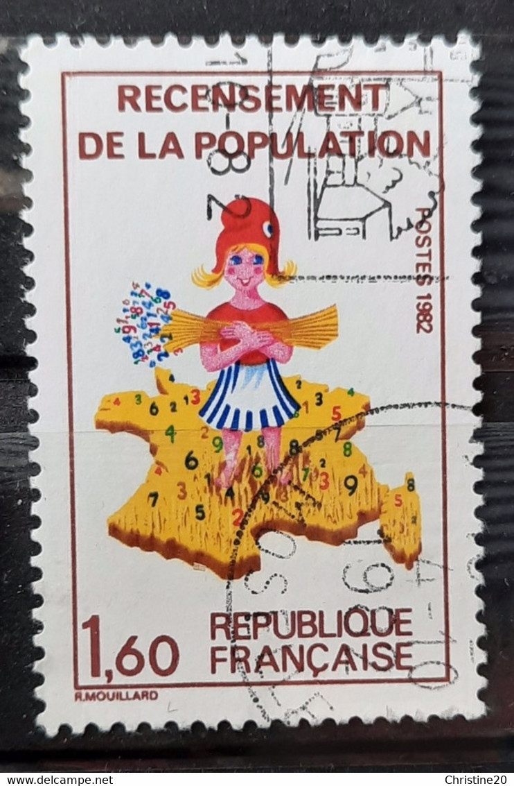 France 1982 N°2202a Ob TB Cote 10€ - Used Stamps