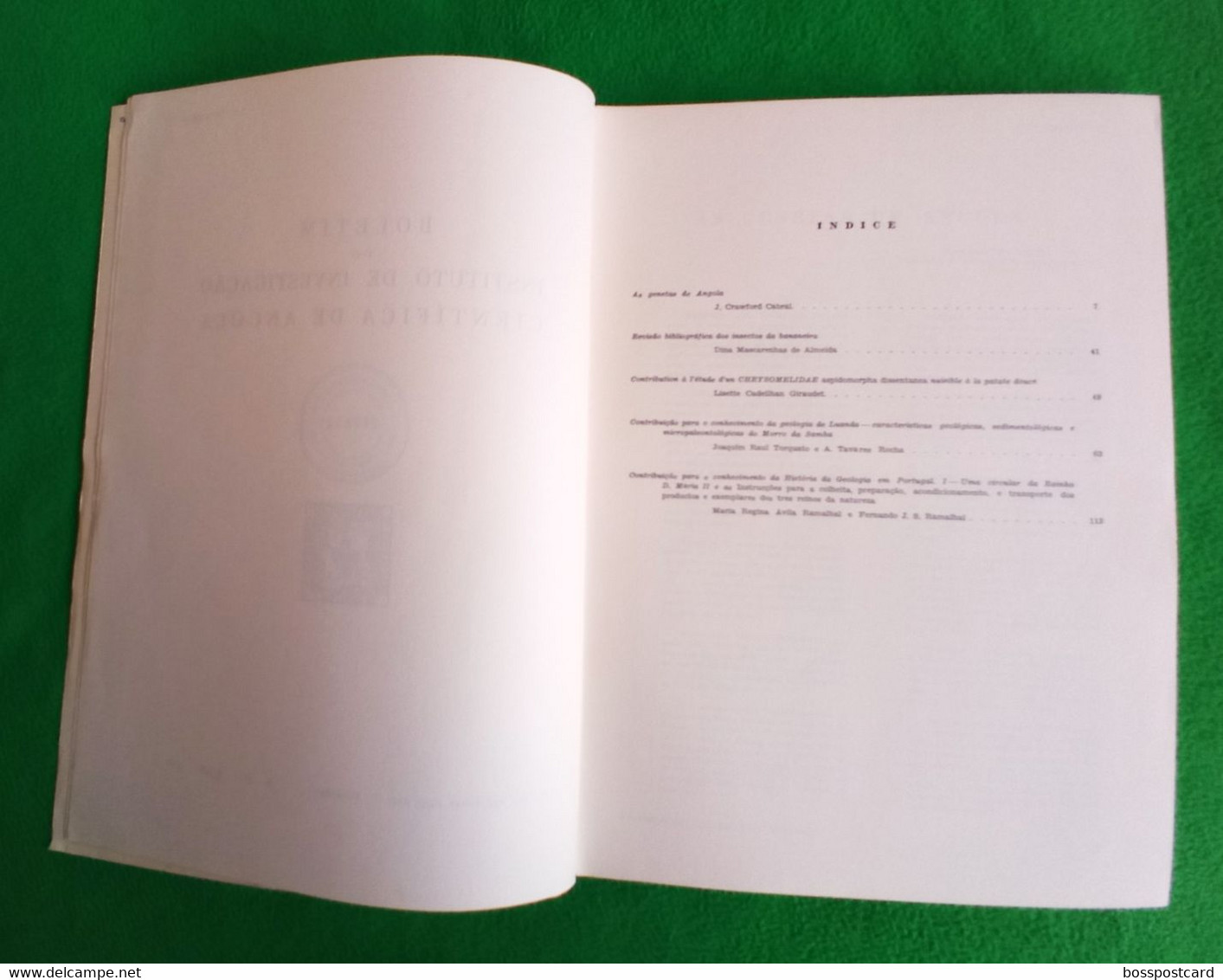 Angola - Boletim Do Instituto De Investigação Científica Nº 6 De 1969 - Minas - Mines - Portugal - Other Plans