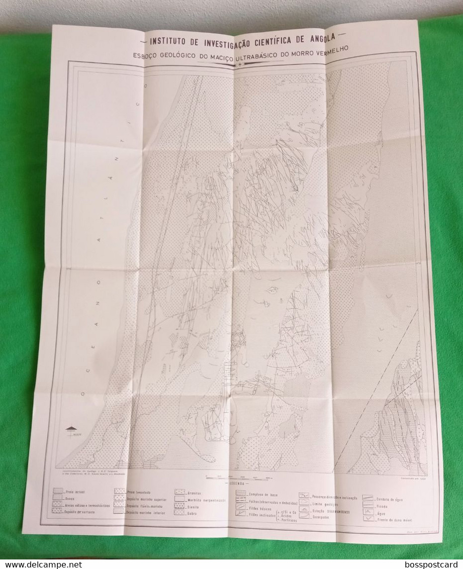 Angola - Nota Prévia sobre a Geologia da Região do Morro Vermelho (Baía dos Tigres), 1970 - Minas - Mines - Portugal