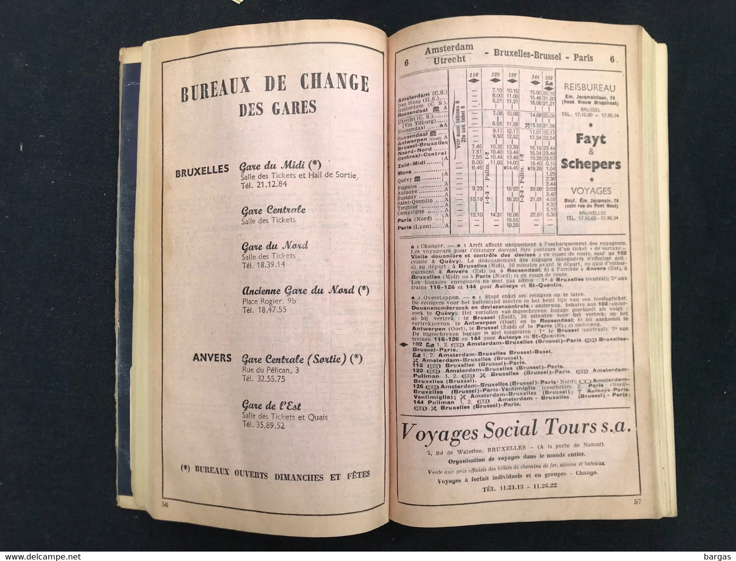 Indicateur Officiel Des Chemins De Fer Belges SNCB 1953-1954 Train Autobus Tram Tramways - Chemin De Fer