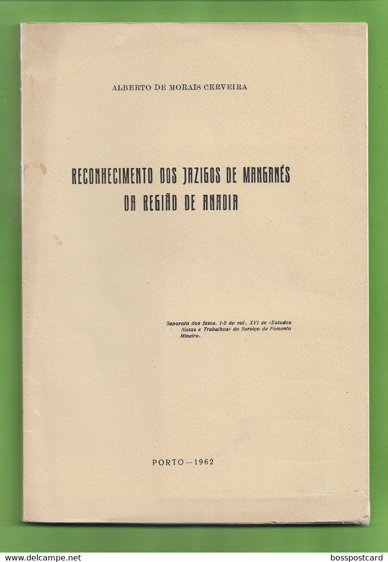 Anadia - Reconhecimento Dos Jazigos De Manganês Da Região De Anadia - Minas - Mines - Portugal - Andere Pläne