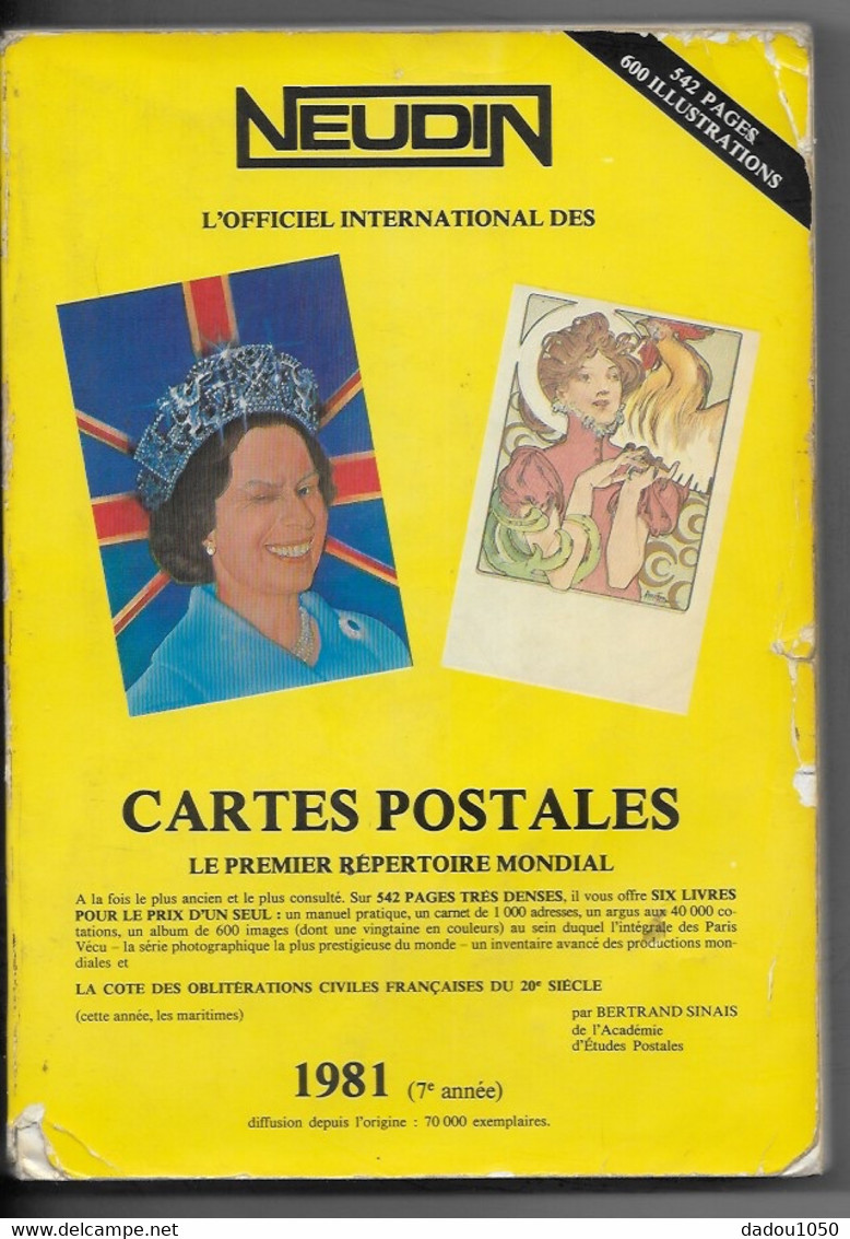 NEUDIN 1981 - Livres & Catalogues