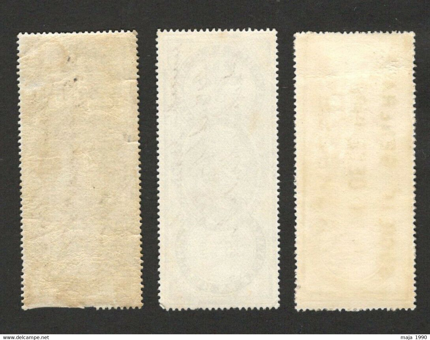 BELGIUM - 3 USED OLD REVENU STAMPS (7) - Timbres