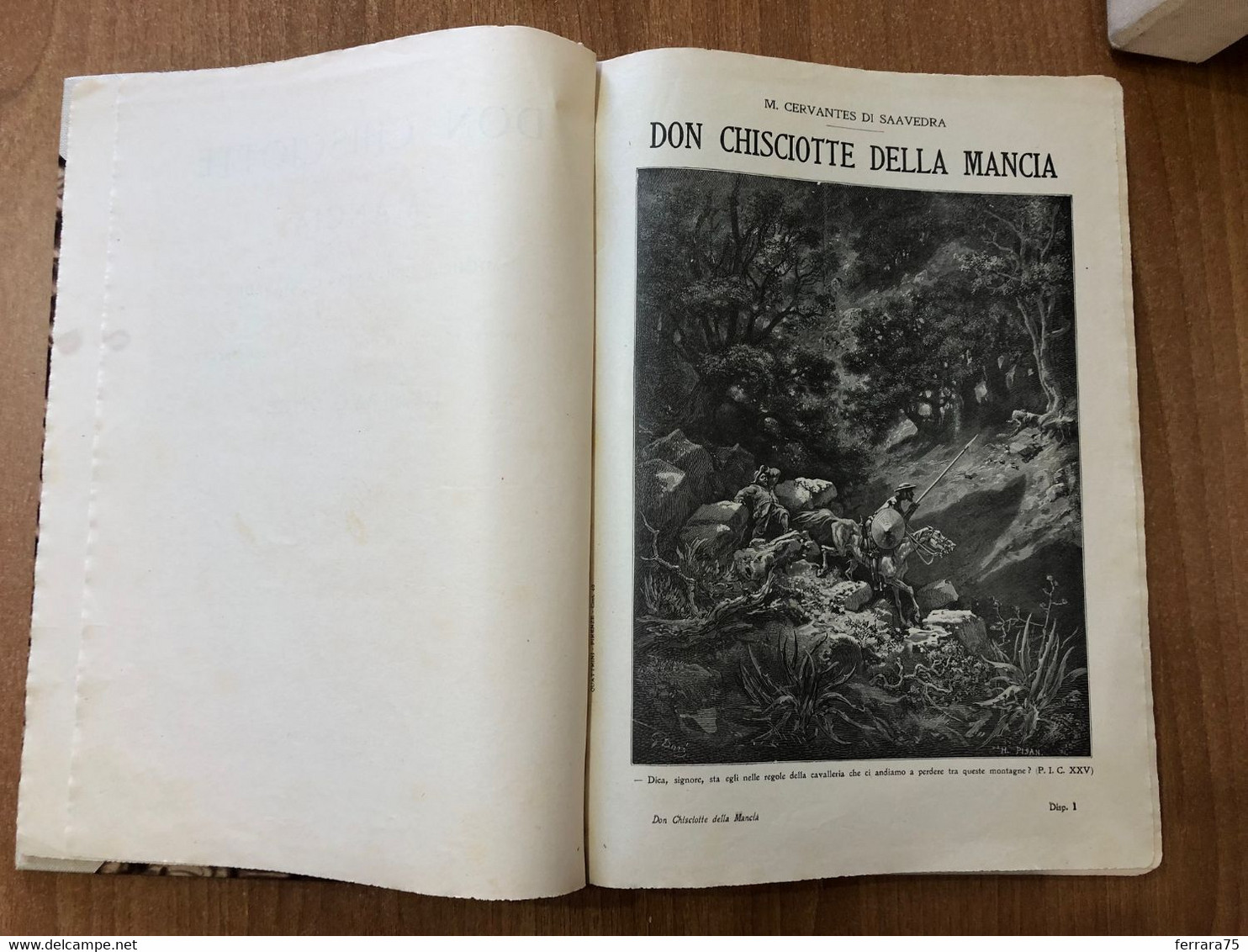 DON CHISCIOTTE CERVANTES ILL.DA GUSTAVO DORè EDITORE G.NERBINI FIRENZE.