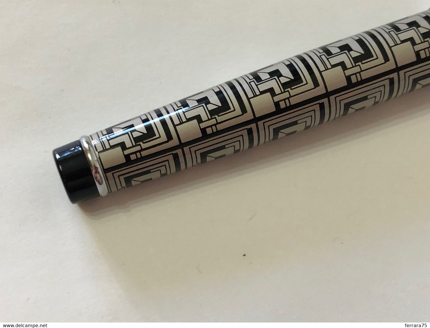 FRANK LLOYD WRIGHT PENNA A SFERA ROLLERBALL IN METALLO SERIGRAFATO CON SCATOLA