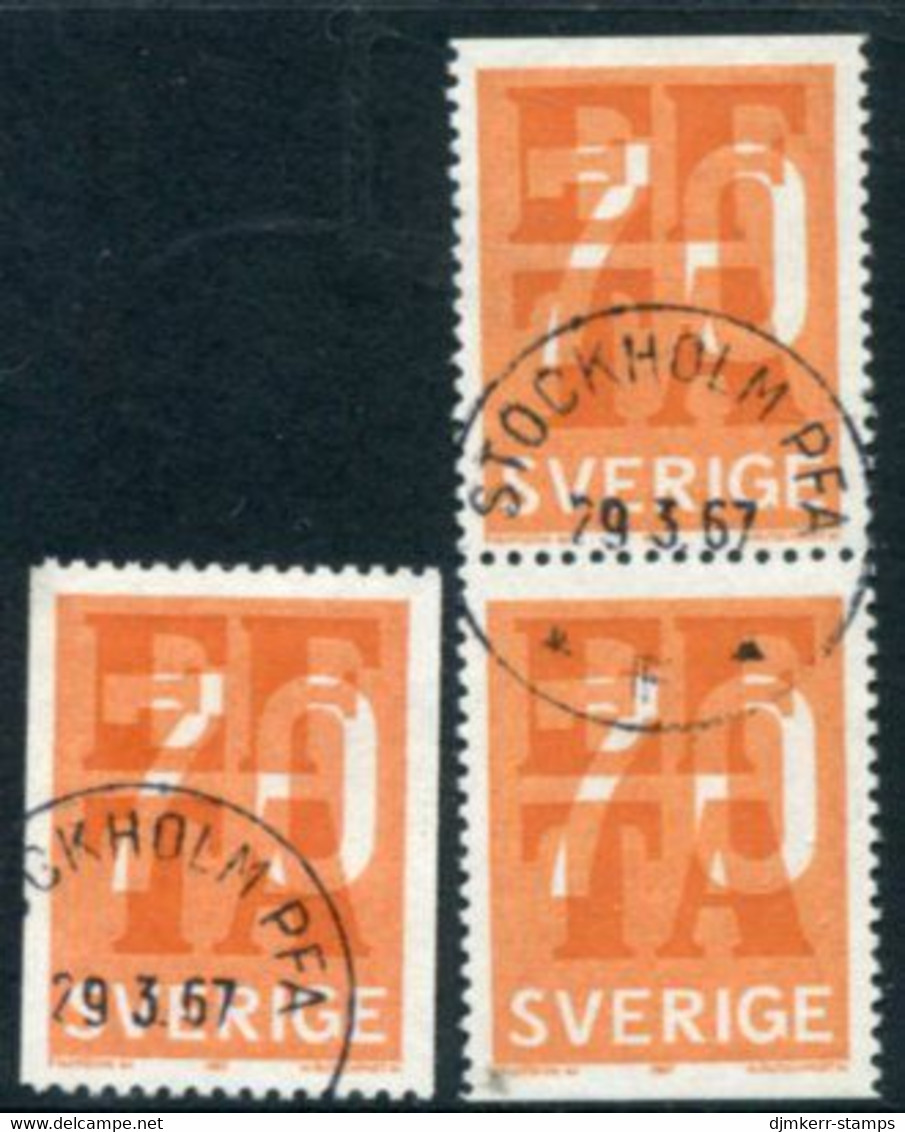 SWEDEN 1967 EFTA Abolition Of Customs Tariffs Used.  Michel 573 - Gebraucht