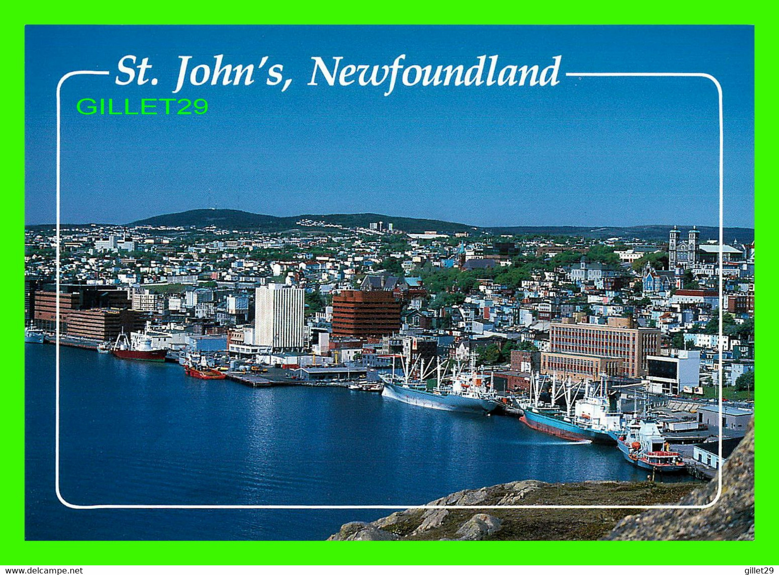 ST JOHN'S, NEWFOUNDLAND - VIEW OF OLDEST CITY FROM SIGNAL HILL - GIFFORD'S WHOLESALE - - St. John's