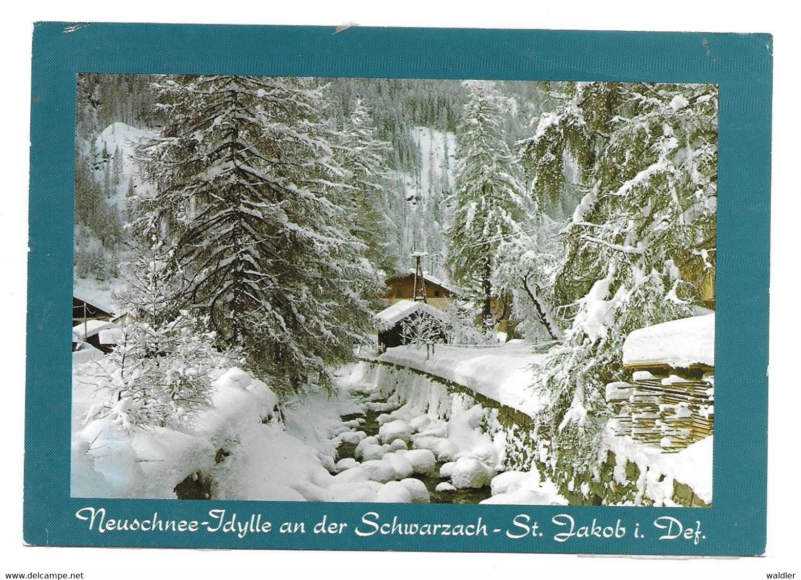 9963  NEUSCHNEE IN ST. JAKOB - Defereggental