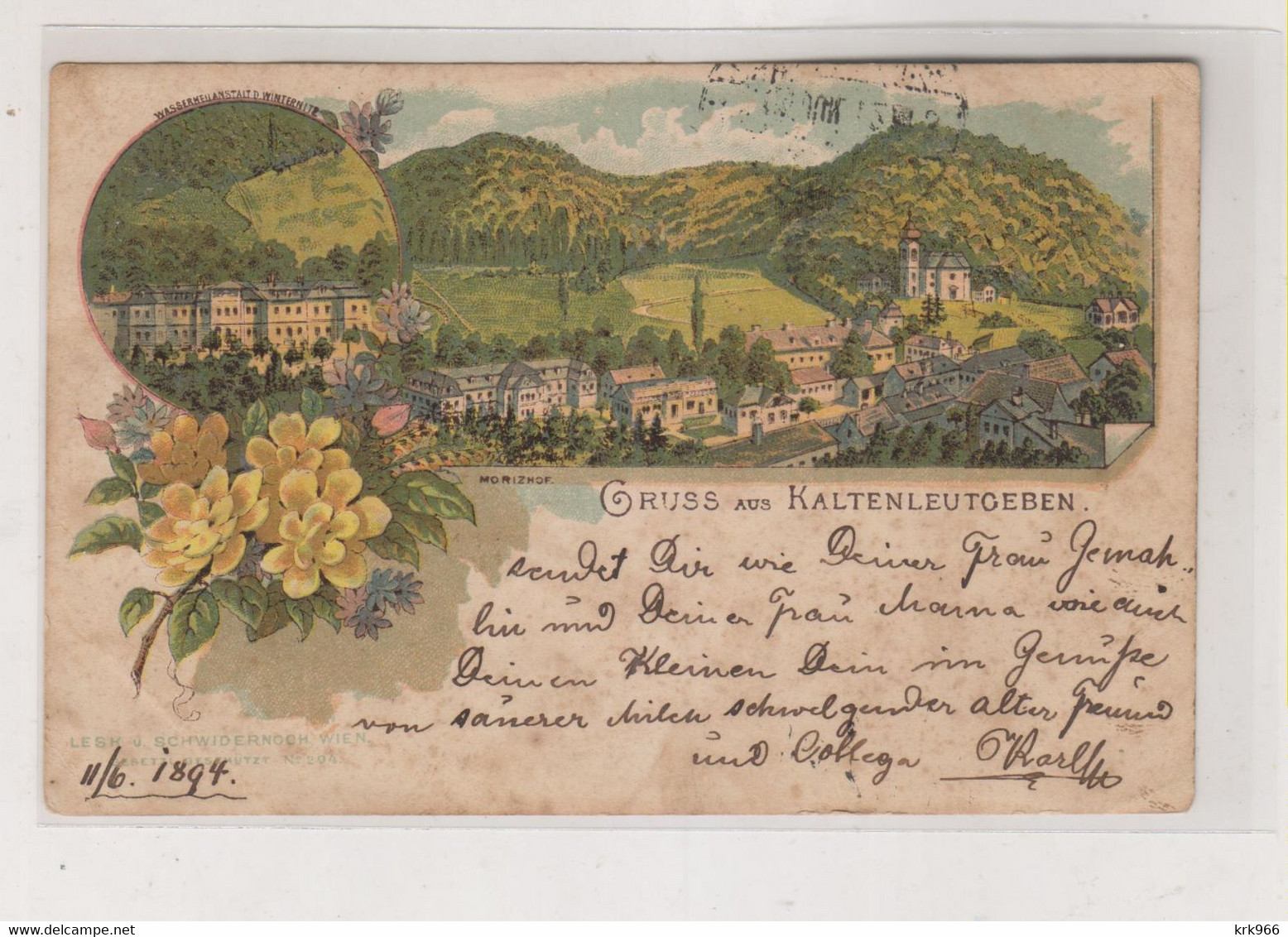 AUSTRIA KALTENLEUTGEBEN  Nice Postcard - Mödling