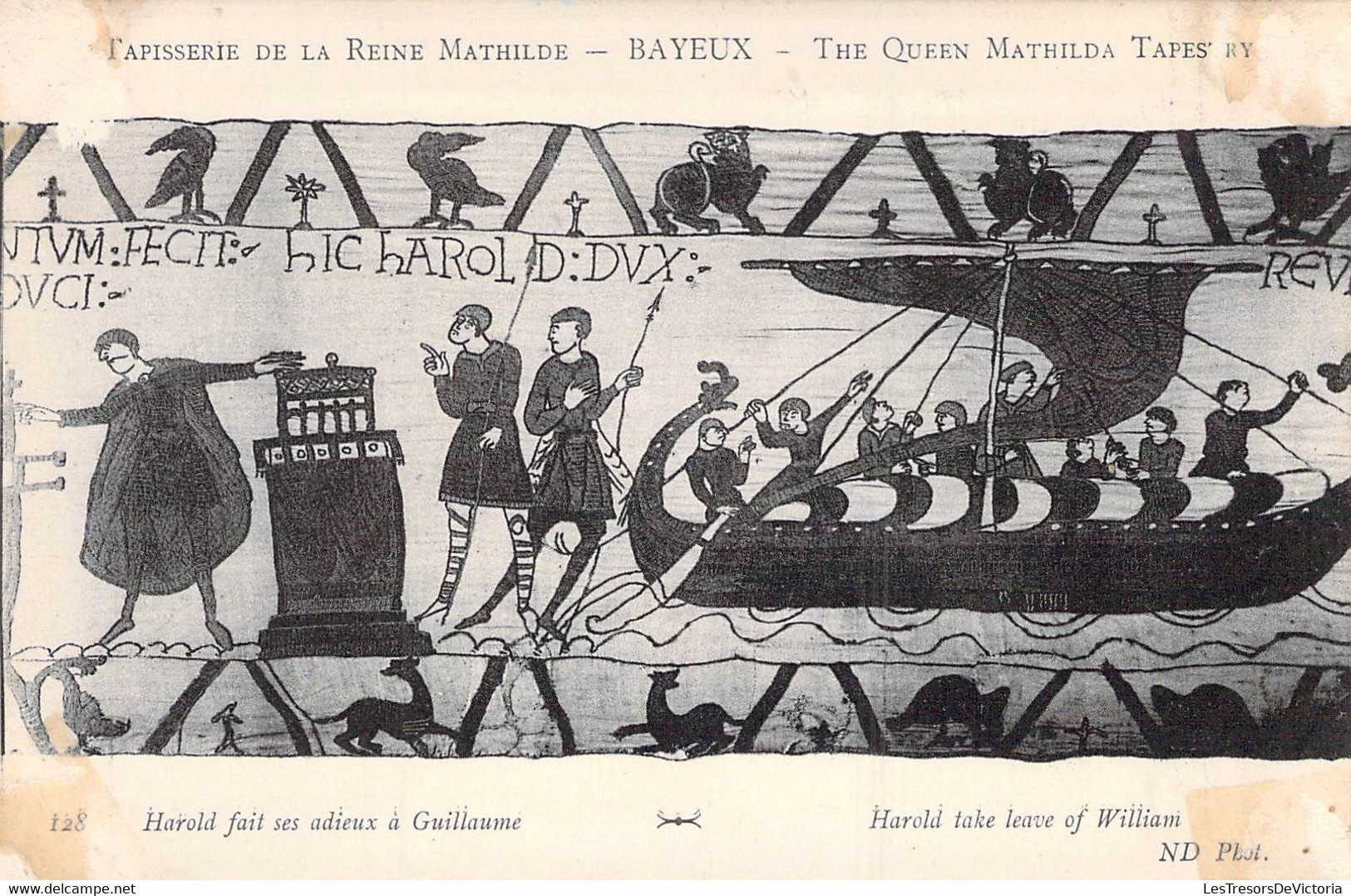 Lot de 10 CPA Tapisserie de la reine Mathilde - Bayeux - The queen Mathilda Tapestry