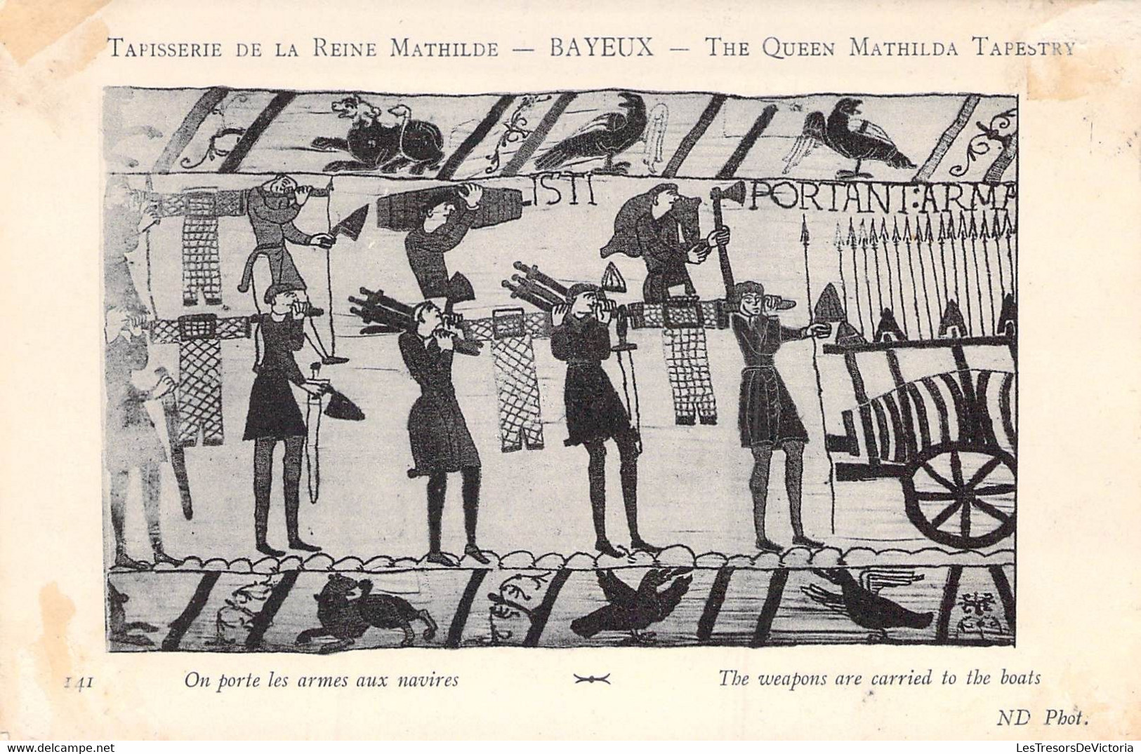 Lot de 10 CPA Tapisserie de la reine Mathilde - Bayeux - The queen Mathilda Tapestry