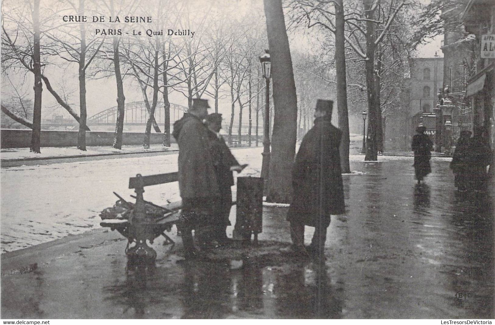 Lot De 3 CPA Crue De La Seine - Paris Inondé - Disasters