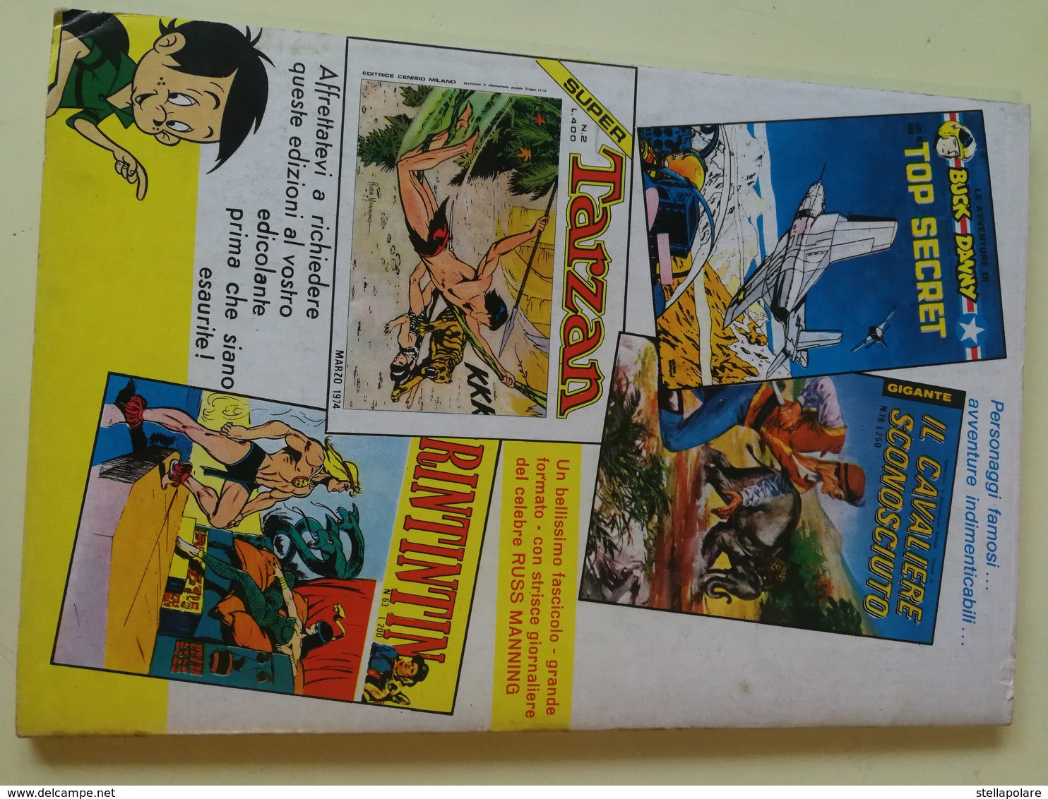 TARZAN GIGANTE   N 15 - 1974 BURNE HOGARTH ​"GLI INVASORI" CENISIO - Klassiekers 1930-50