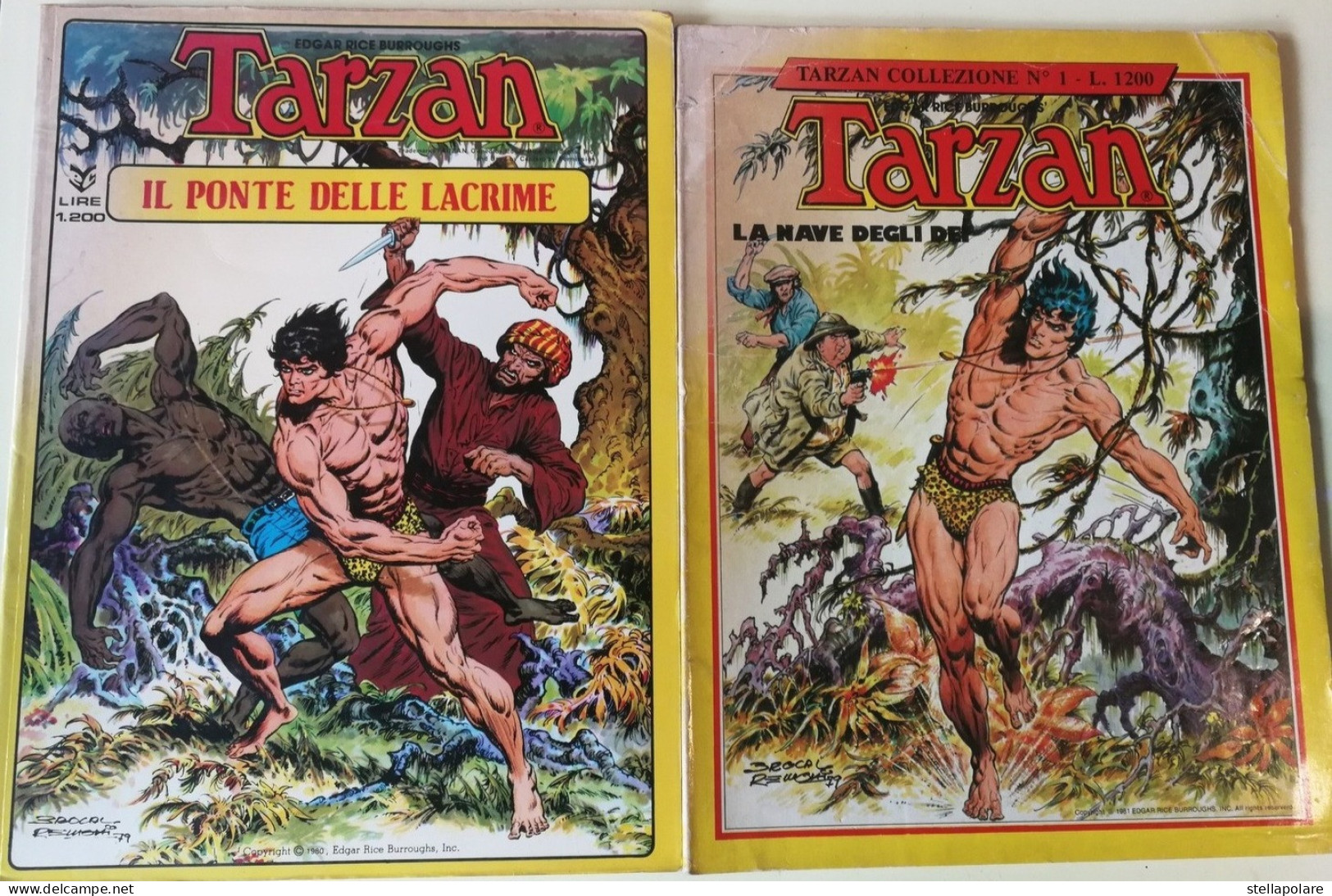 LOTTO 2 TARZAN GIGANTE COLLEZIONE - 1980 1981 - A COLORI - Classiques 1930/50