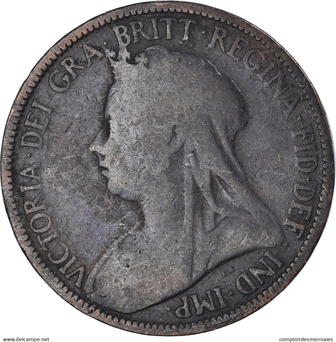 Monnaie, Grande-Bretagne, 1/2 Penny, 1897 - C. 1/2 Penny