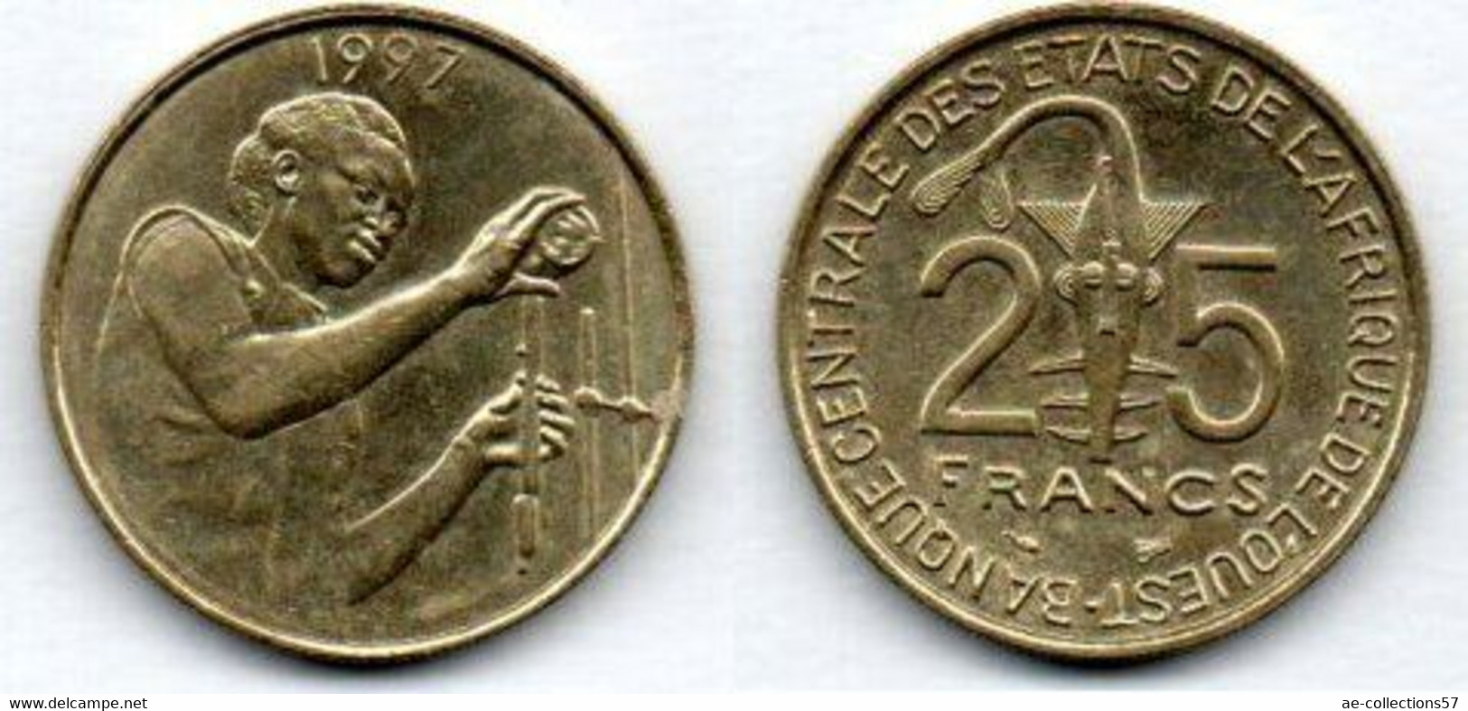 BCEAO 25 Francs 1997 - Autres – Afrique