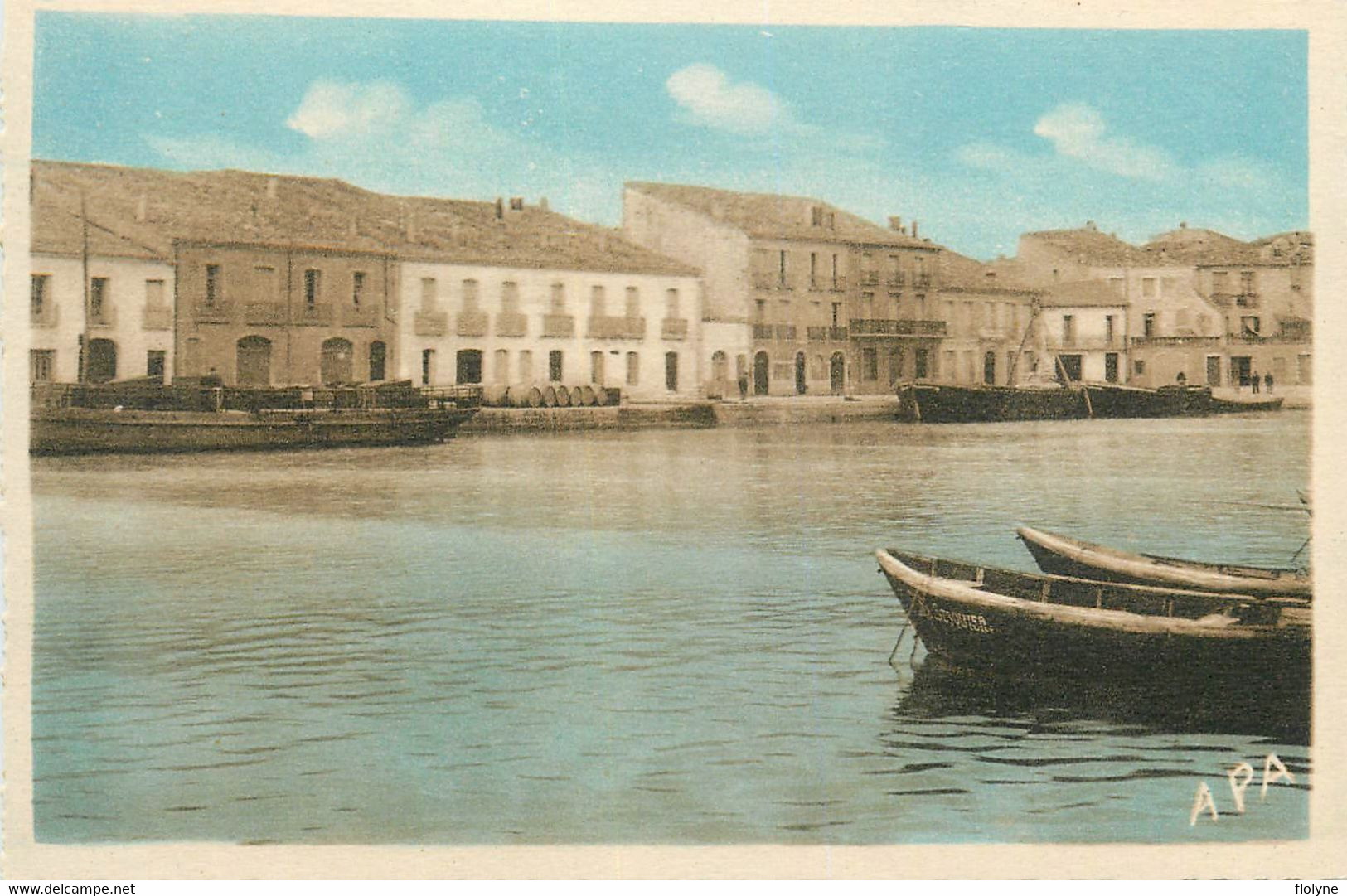 Mèze - Vue Sur Le Port - Péniche Batellerie - Mèze