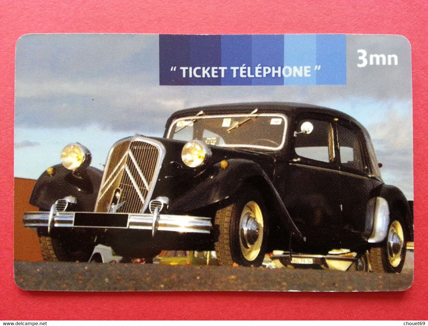 Ticket France Telecom Voiture Traction 2004 - 1000ex - Factice Spécimen Non Retenu ? (CB0621 - FT