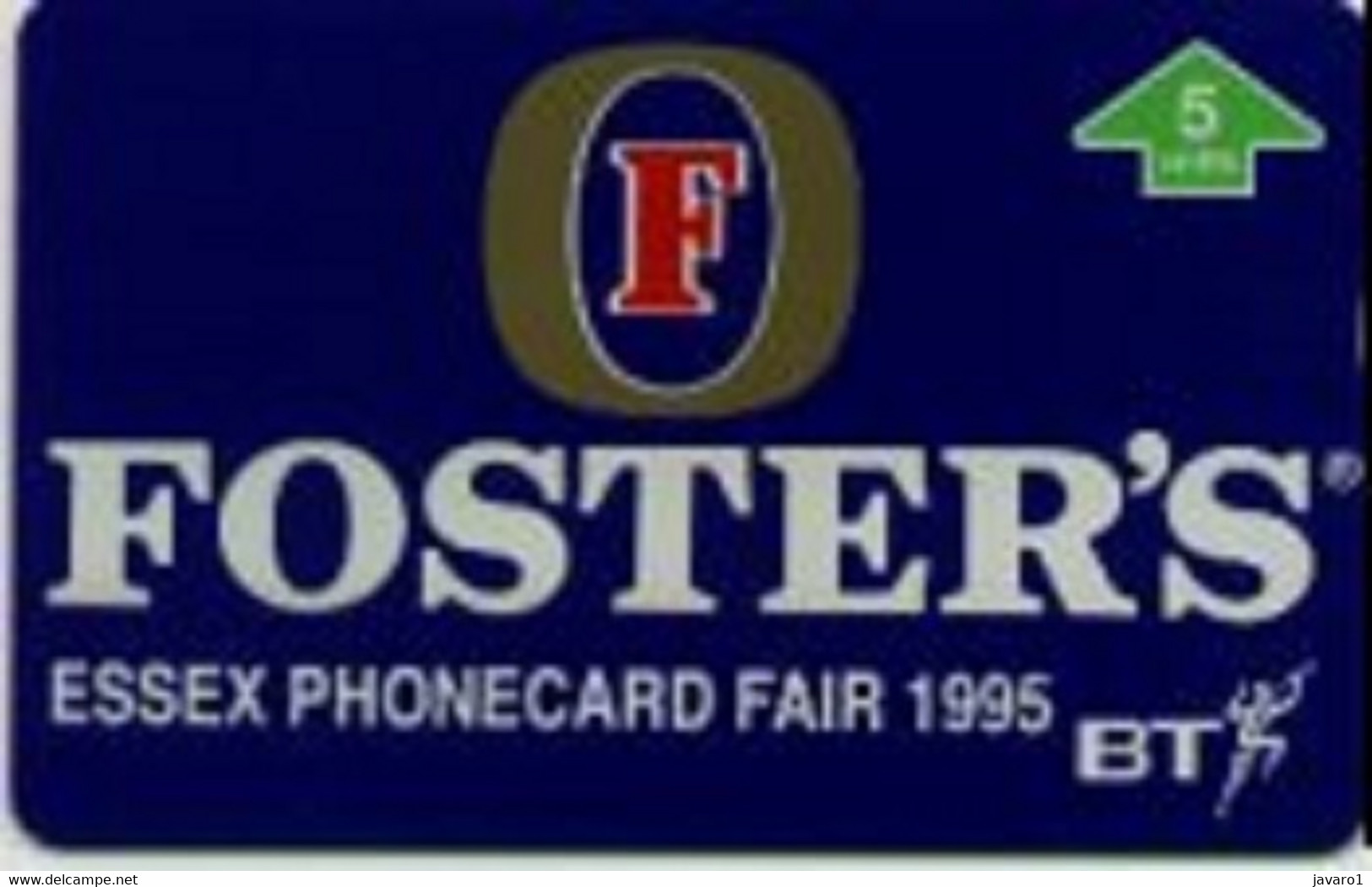 ENGLAND : BTG520 5u FOSTERS Beer ( Batch: -) MINT (x) - BT Emissioni Generali