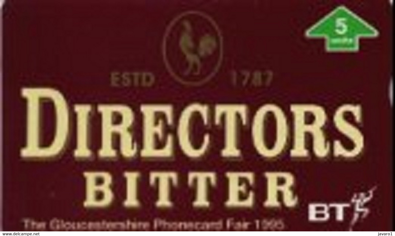 ENGLAND : BTG543 5u DIRECTORS BITTER Beer ( Batch: -) MINT (x) - BT Algemene Uitgaven