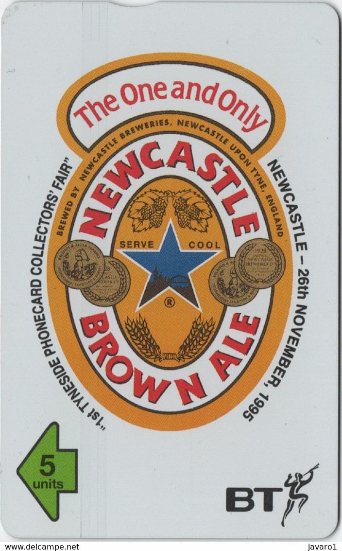 ENGLAND : BTG625 5u NEWCASTLE BROWN ALE Beer ( Batch: 505K) MINT - BT Emissions Générales