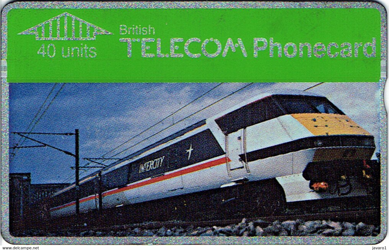 ENGLAND : BTA014 40u INTERCITY RAIL Train ( Batch: 012D38479) MINT - BT Allgemeine