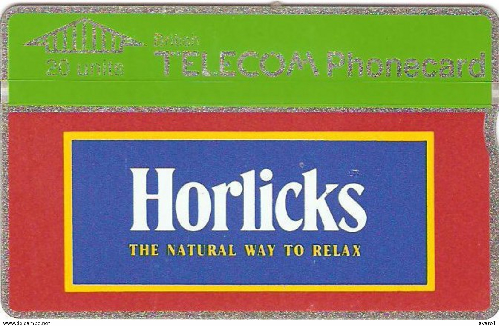 ENGLAND : BTA013 HORLICKS ( Batch: 009G27242) MINT - BT Emissions Générales