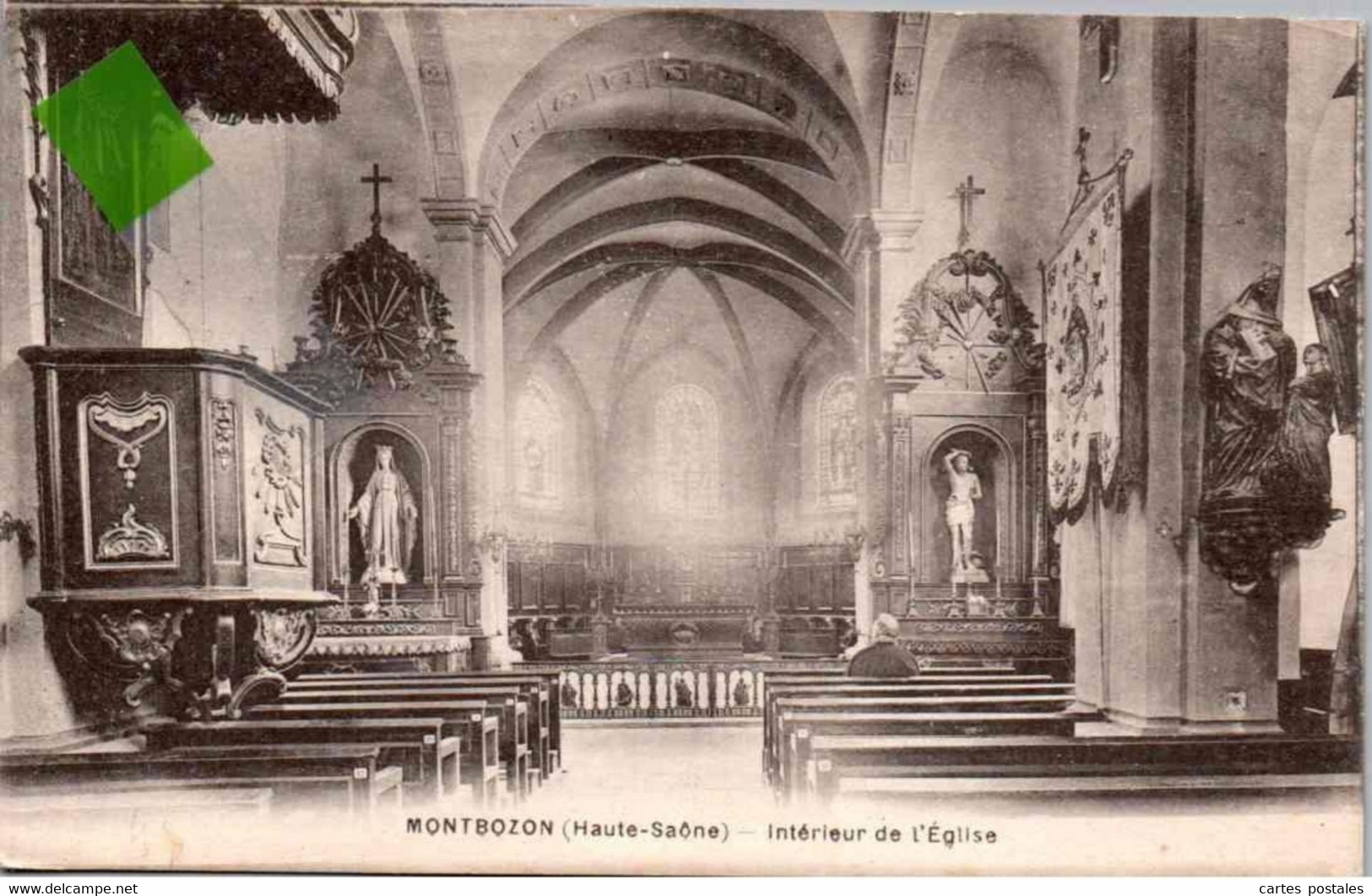 * MONTBOZON Interieur De L'église - Montbozon