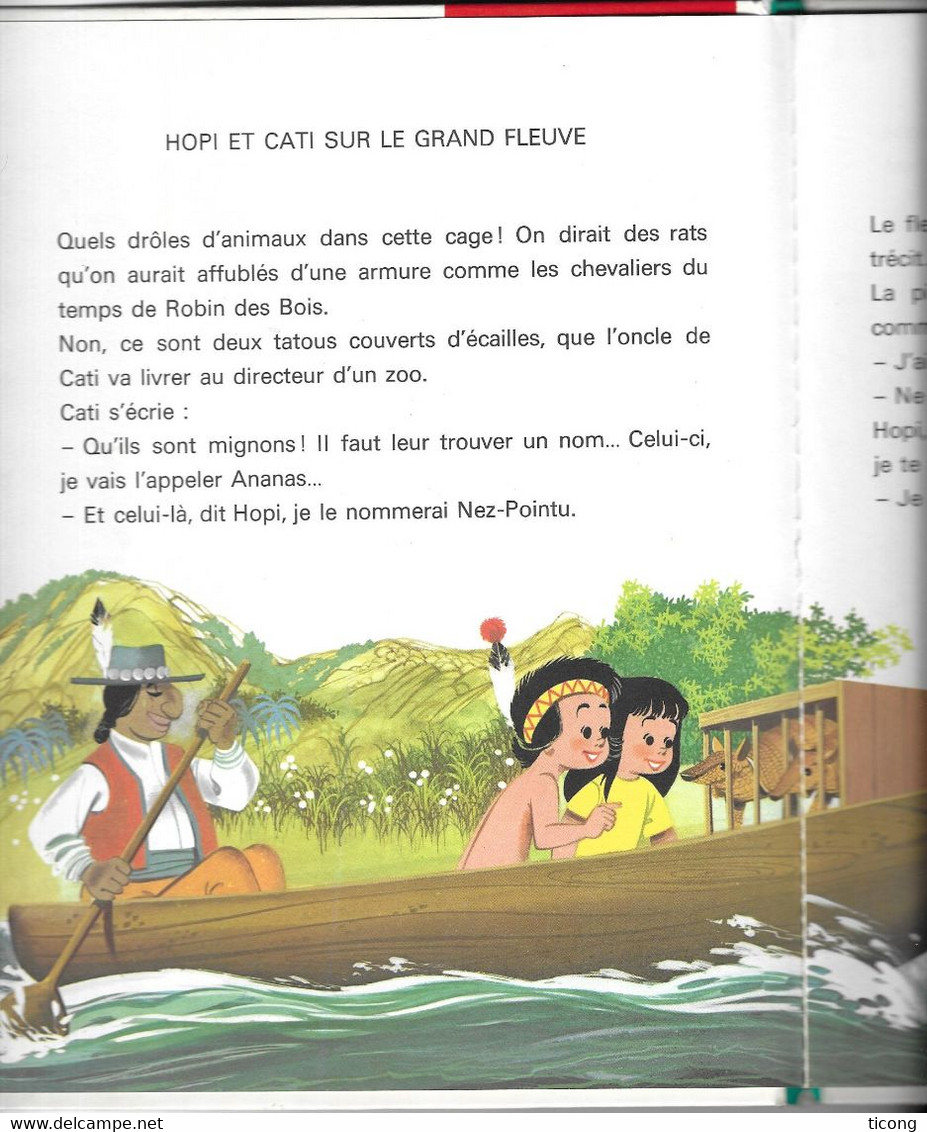 HOPI ET CATI SUR LE GRAND FLEUVE DE F.CRAENHALS ET ENDRY  - 1ERE EDITION FARANDOLE 1970 - VOIR LES SCANNERS - Casterman