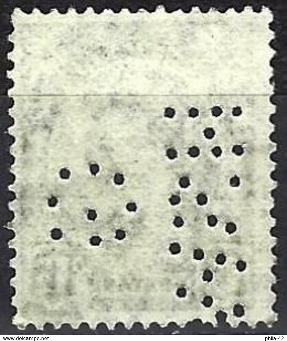 Australia 1942 - Mi 164 - YT 144 ( Queen Elisabeth ) Perfin - Perfins