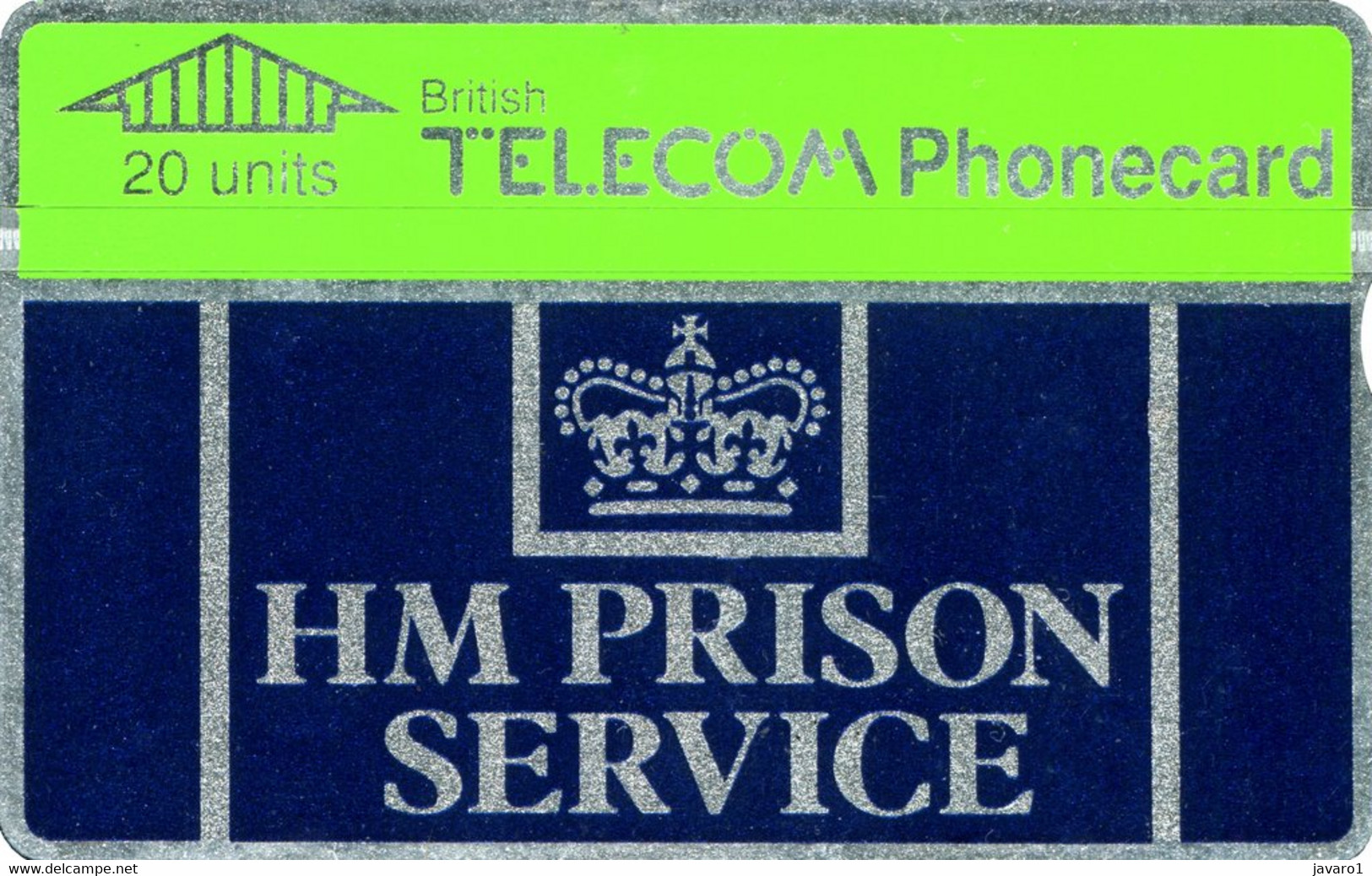 UK_CLOSEDU : CUP001B HM PRISON SERVICE 20 U (small) ( Batch: 106K50928) USED - [ 3] Prisiones