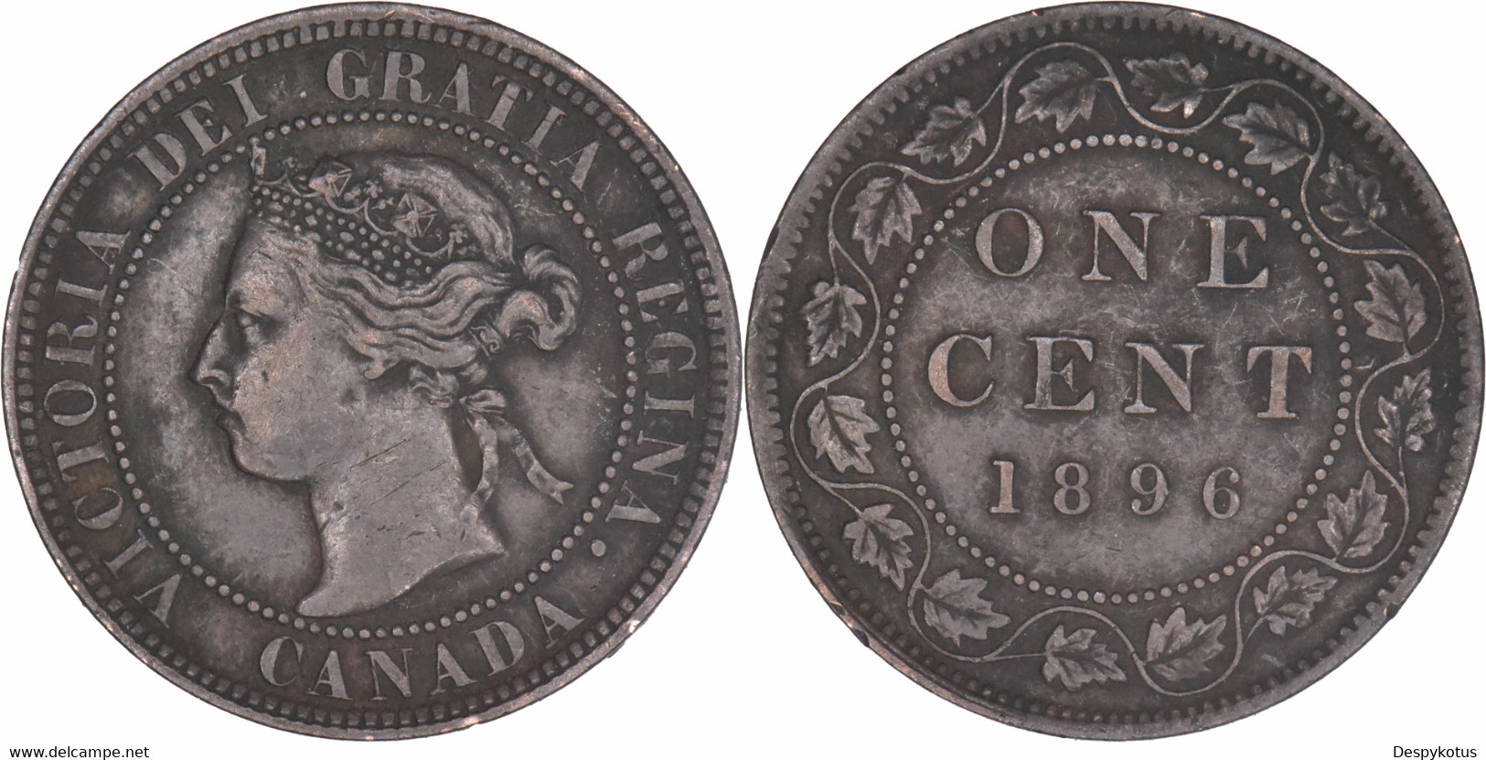 Canada - 1896 - One Cent - Reine Victoria - KM#7 - 05-241 - Canada