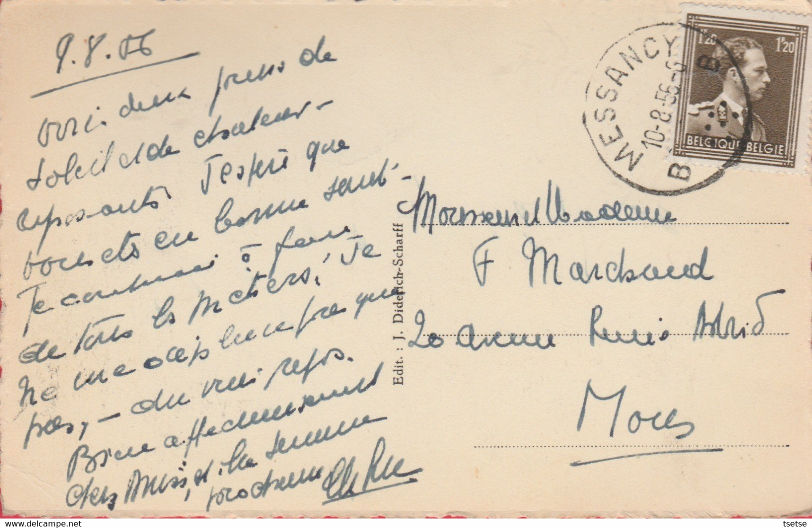 Messancy - Villa " Les Buttes "  - 1956 ( Voir Verso ) - Messancy