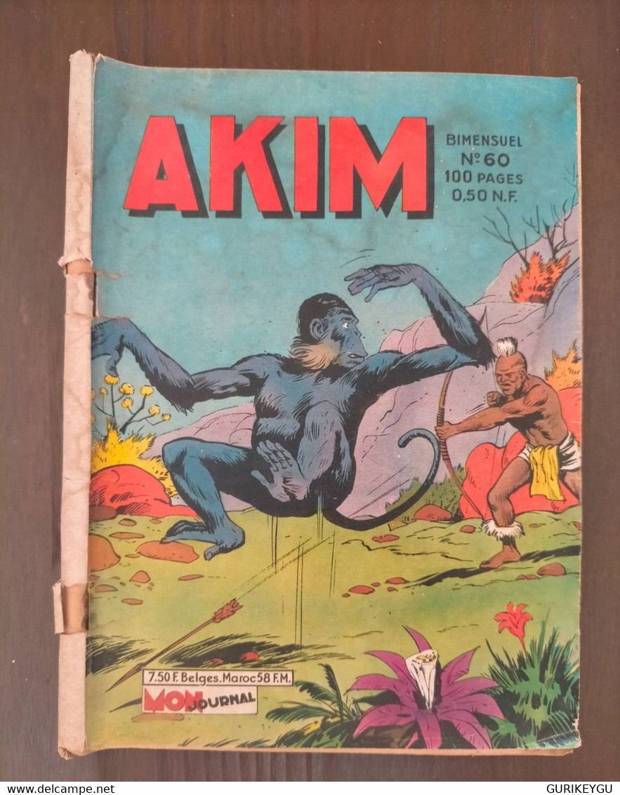 Bd AKIM N° 60 Mon Journal 1962 DIAVOLO CORSAIRE DE LA REINE - Akim