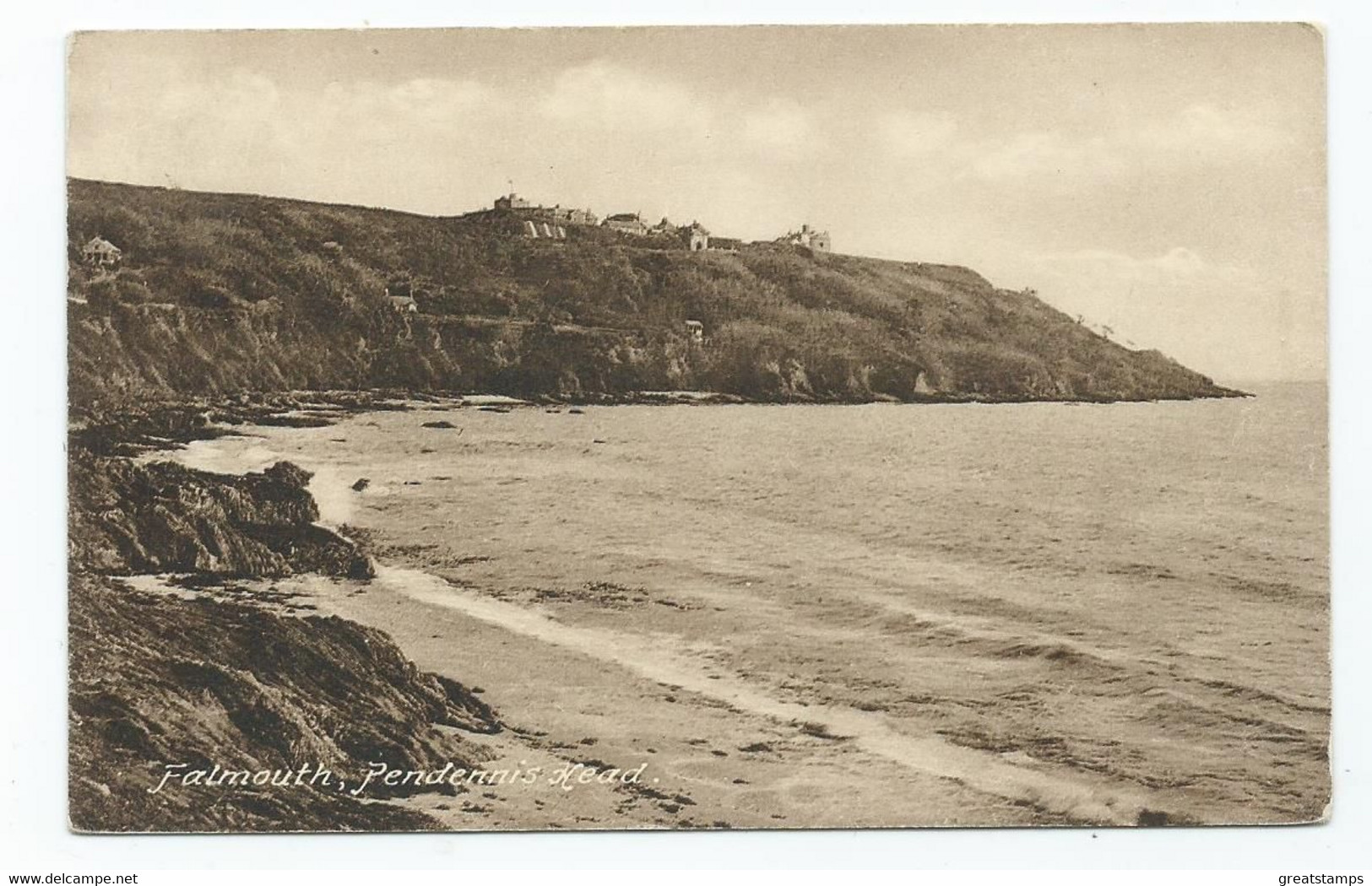 Cornwall     Postcard   Falmouth Pendennis Head Frith's Unused - Falmouth