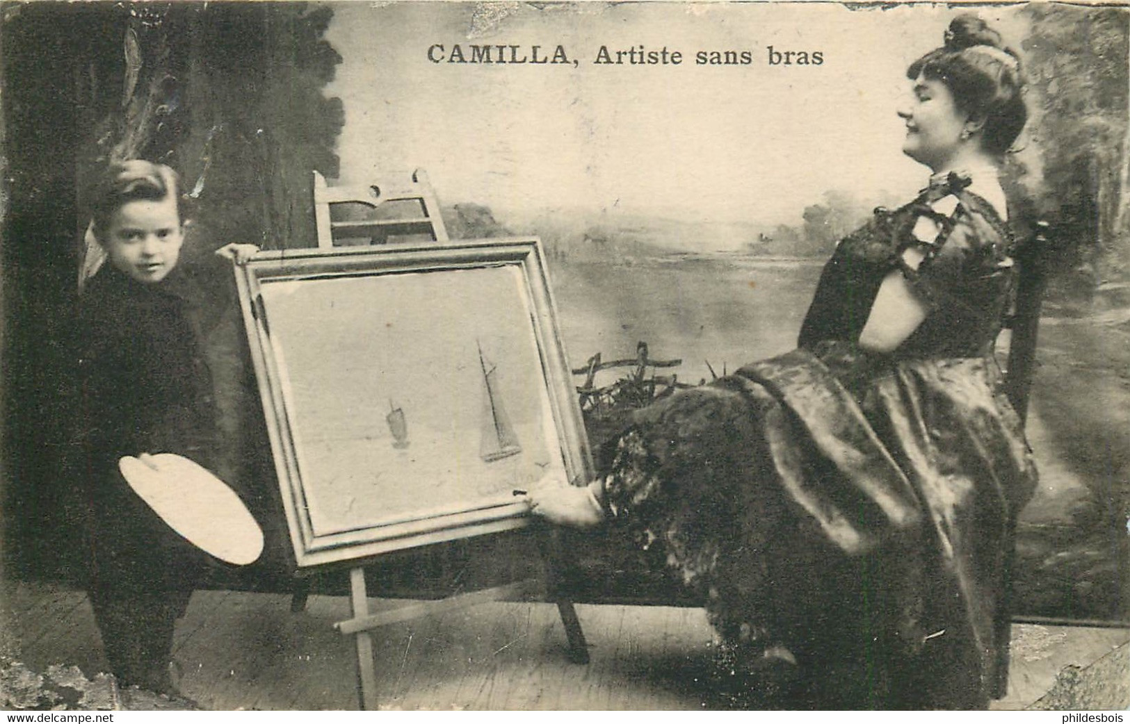 CAMILLA Artiste Sans Bras ( Peinture ) - Artisti