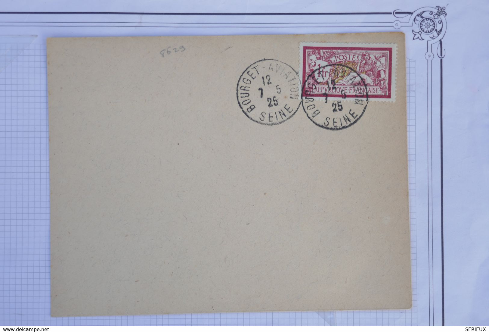 AX15  FRANCE  BELLE LETTRE RR 1925 BOURGET ++ AFFRANCH. PLAISANT - 1927-1959 Lettres & Documents