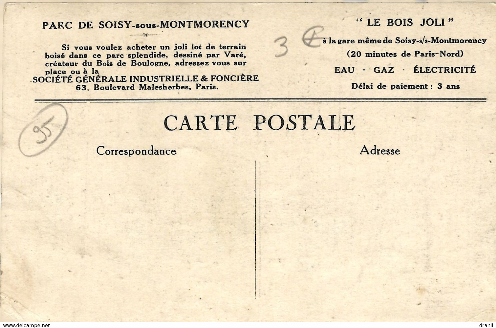 95 - SOISY Sous MONTMORENCY - "LE BOIS JOLI" - Vue Du Lotissement - Soisy-sous-Montmorency