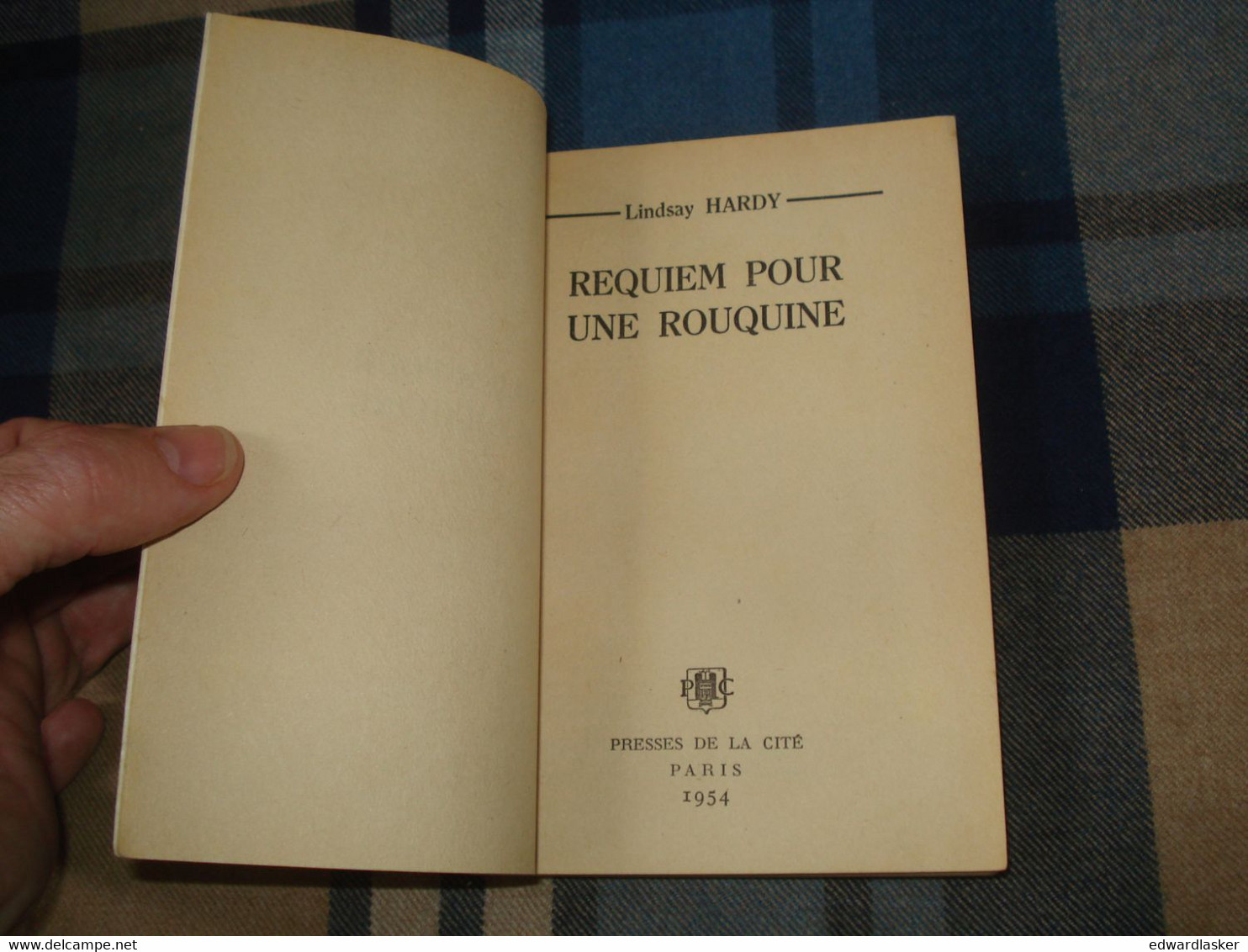 Un MYSTERE N°187 : REQUIEM Pour Une ROUQUINE /Lindsay Hardy - Octobre 1954 - Presses De La Cité