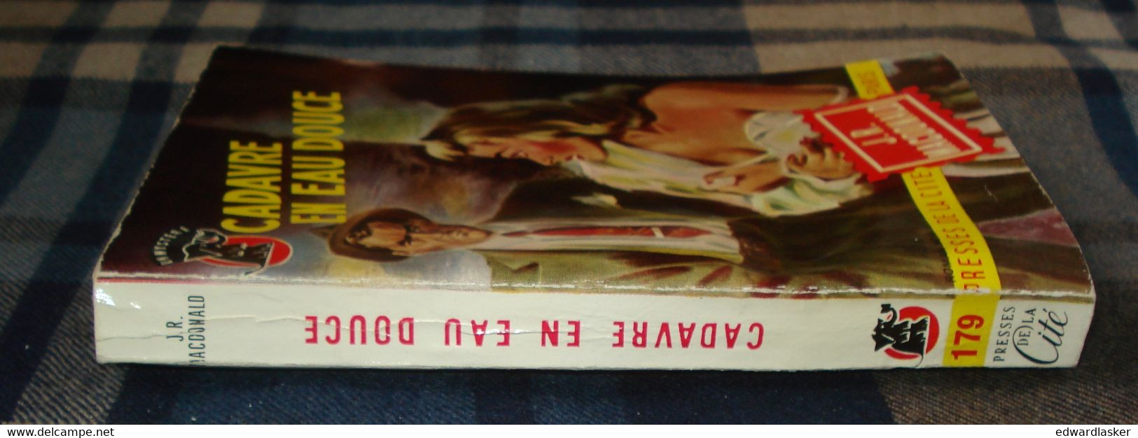 Un MYSTERE N°179 : CADAVRE En Eau Douce /John Ross MacDonald- Juillet 1954 - Presses De La Cité