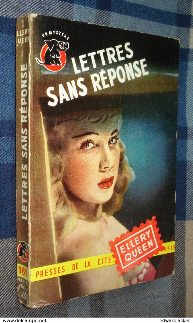 Un MYSTERE N°161 : LETTRES Sans RÉPONSE /Ellery QUEEN - Mars 1954 - Presses De La Cité