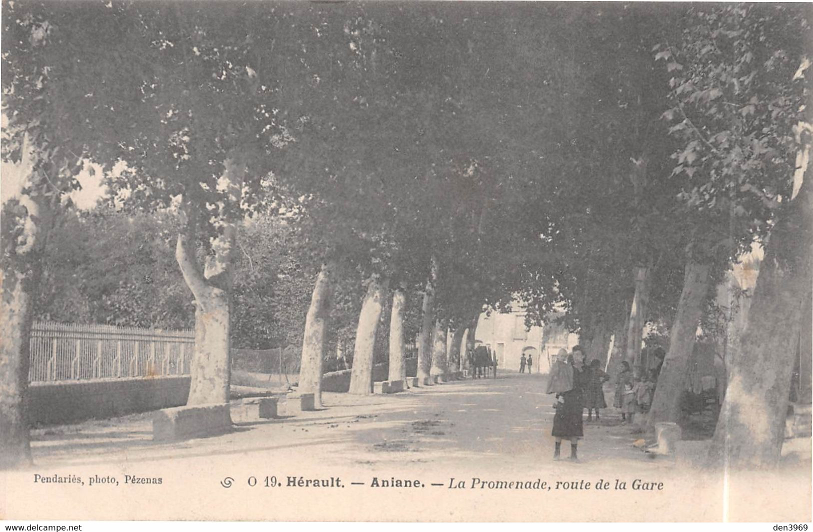 ANIANE (Hérault) - La Promenade, Route De La Gare - Aniane