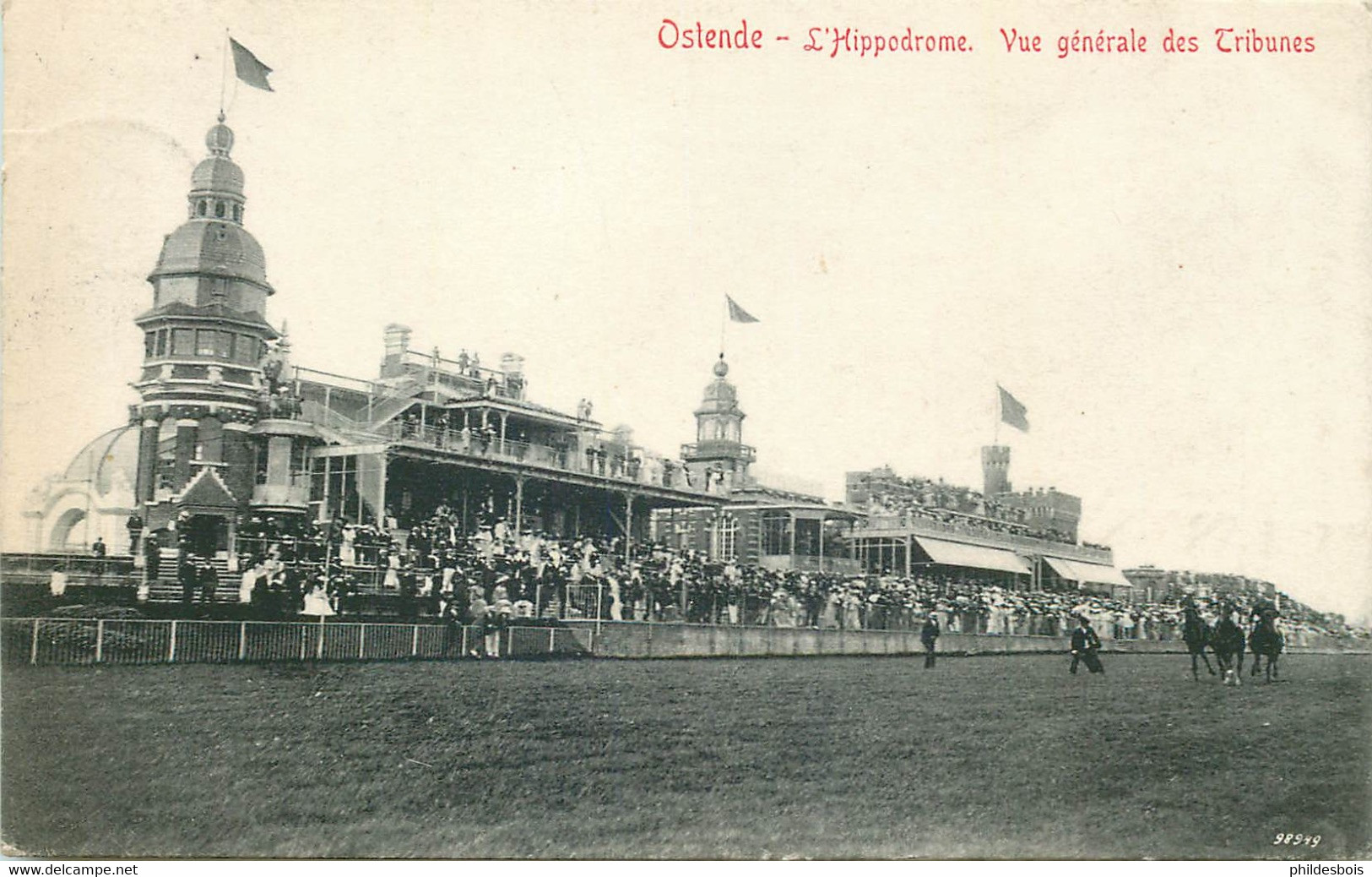 BELGIQUE  OOSTENDE L'hippodrome - Oostende