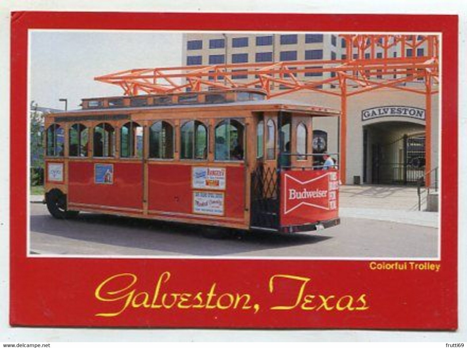 AK 064033 USA - Texas - Galveston - Colourful Trolley - Galveston