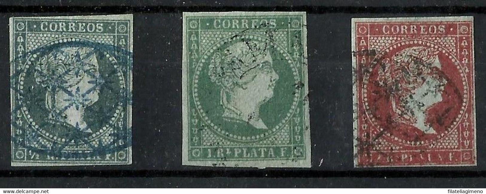 ANTILLAS 1/3 En Usado. Cat.23 € - Kuba (1874-1898)