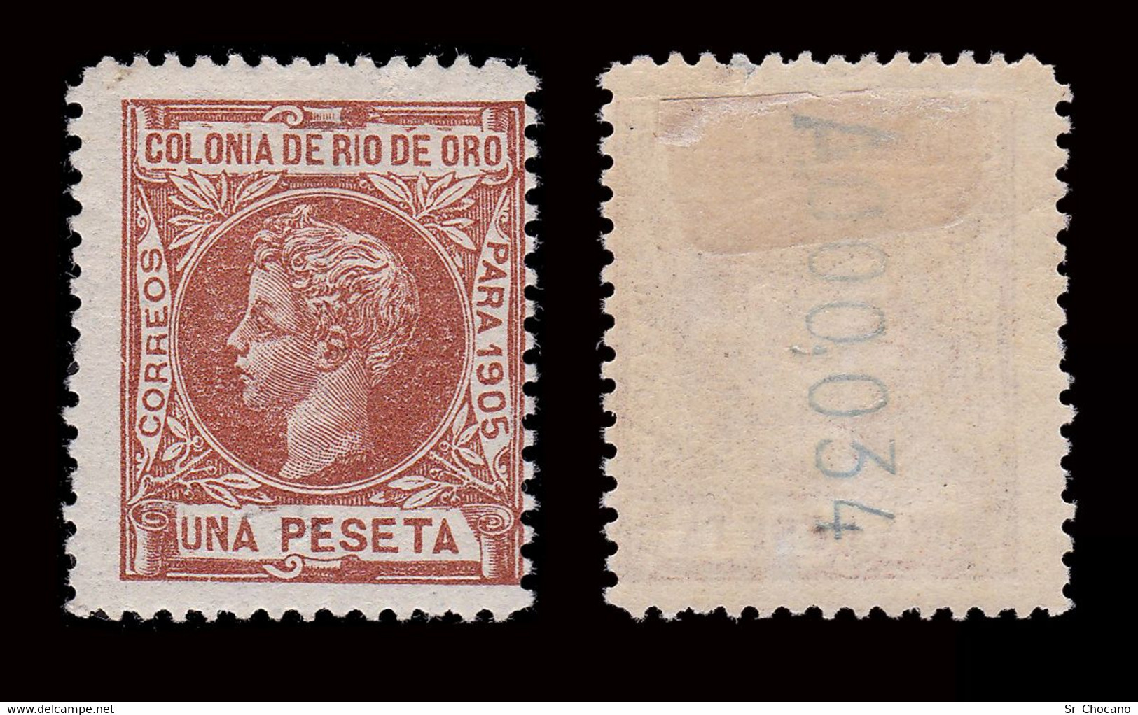 España.RÍO DE ORO.1905. Alfonso XIII.1p.MH. Edifil 11 - Rio De Oro